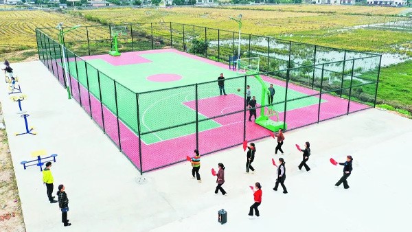長沙新改建200個室外運動場，全部建成并投入使用